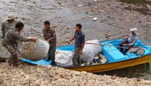 سد کارون ۴ از زباله پاکسازی شد - خبرگزاری مهر | اخبار ایران و جهان