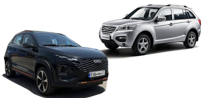 خودرو مقایسه ام وی ام X33 با لیفان X60: کدام کراس اوور چینی ارزش خرید دارد؟