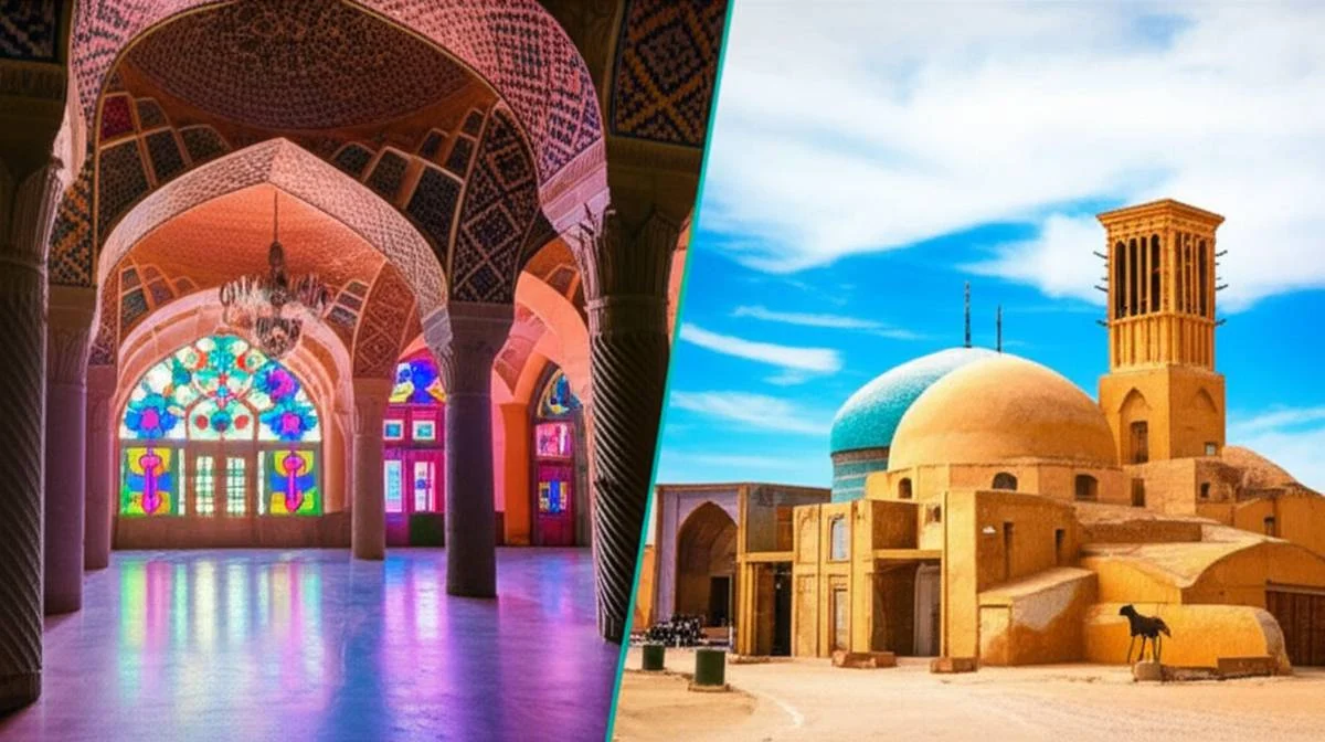 مقایسه خدمات گردشگری شیراز و یزد | راهنمای کامل سفر