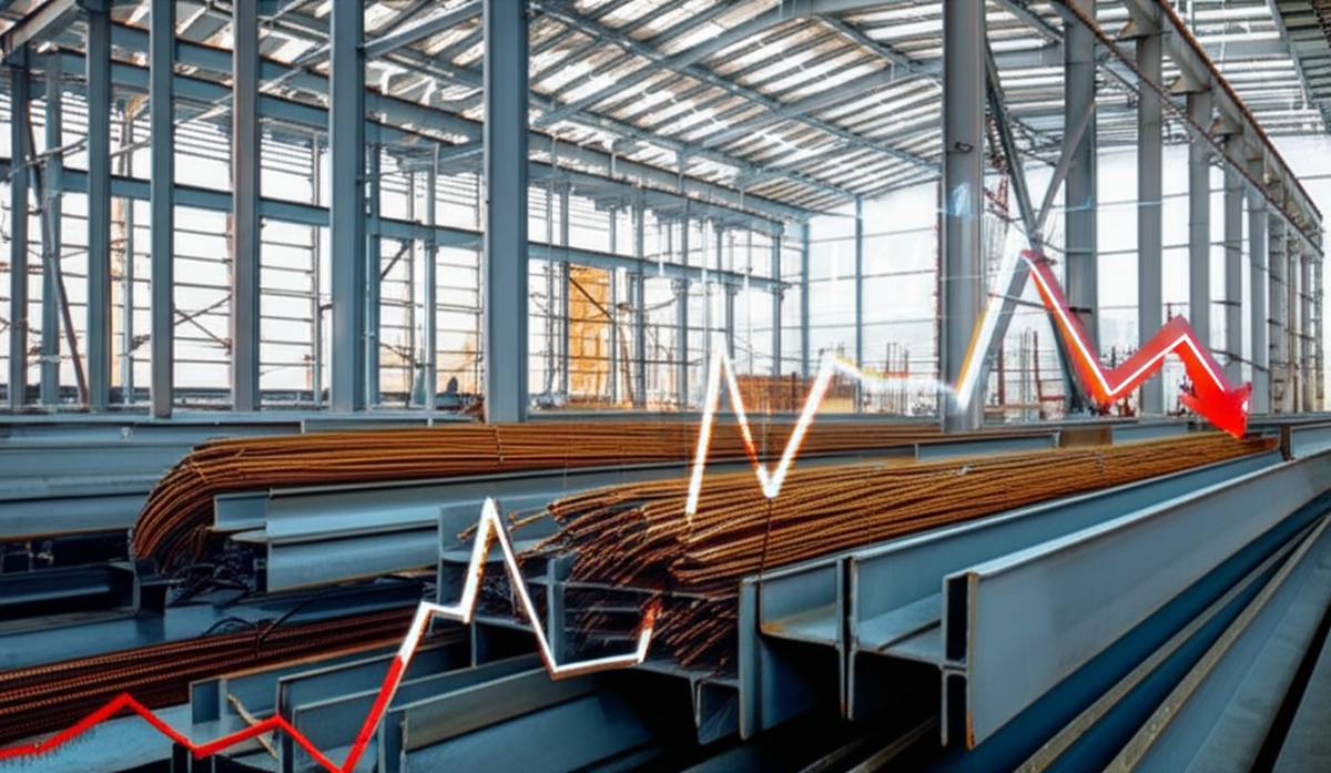 طراحی | آهن تأثیر نوسانات قیمت میلگرد و تیرآهن بر هزینه ساخت سوله درنیمه دوم ۱۴۰۴