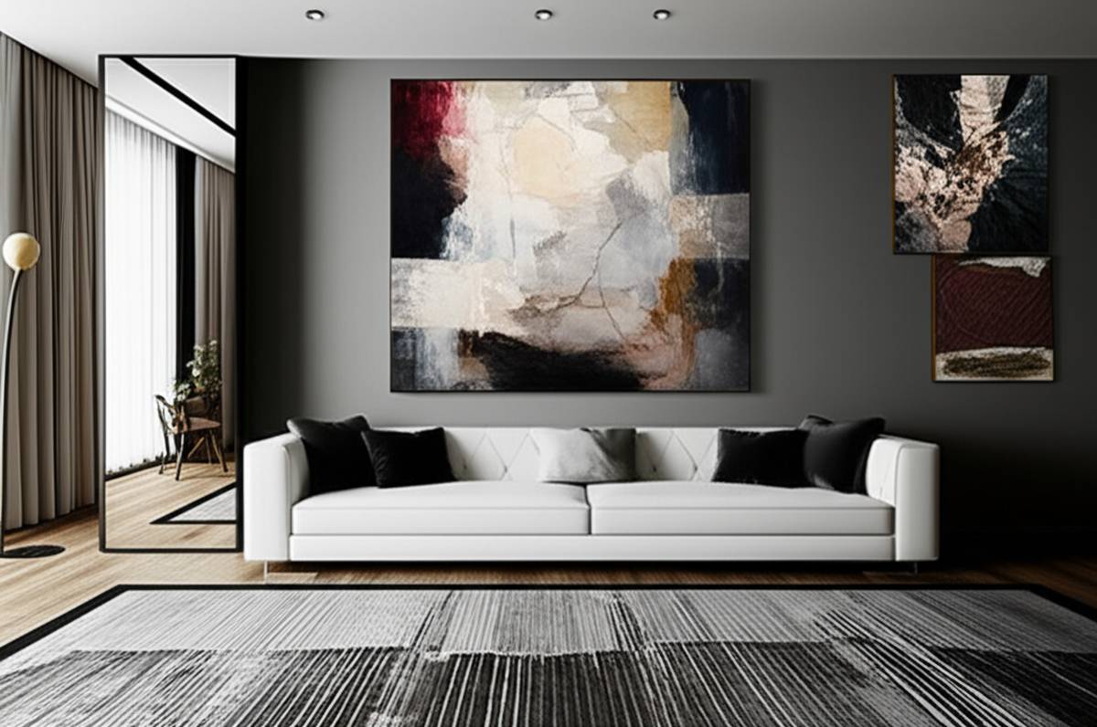 نقاشی میکس مدیا و کاربرد آن در دکوراسیون