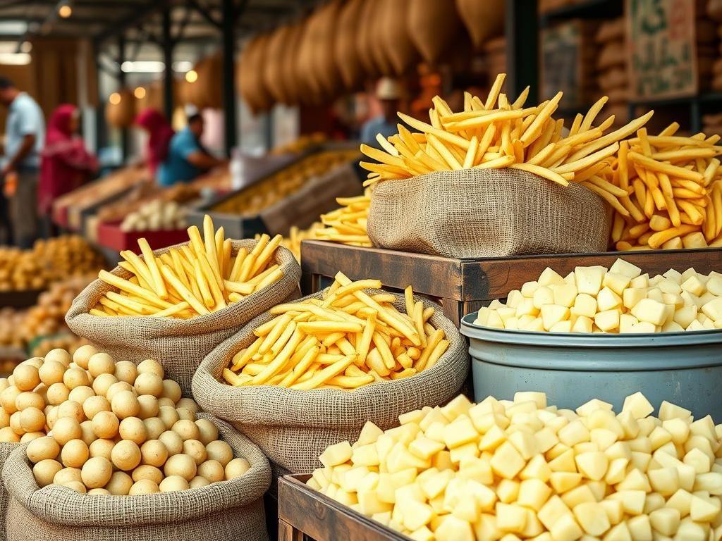 رستوران | آشپزخانه سیب زمینی نیمه آماده فله در بازار ایران