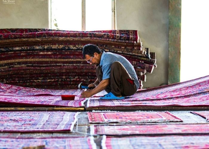 سرمایه | قالیشویی سال ها اعتبار و کیفیت در قالیشویی تک شور