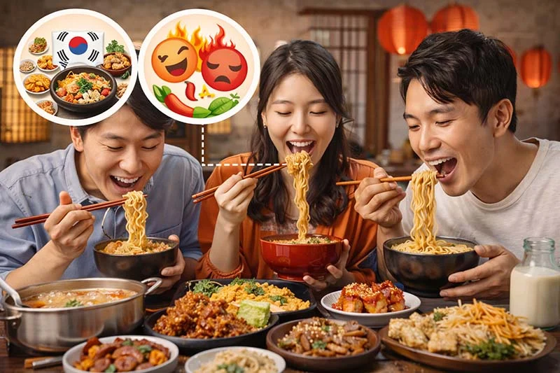 چرا کره‌ای‌ها نودل می‌خورند؟ نگاهی به فرهنگ غذایی