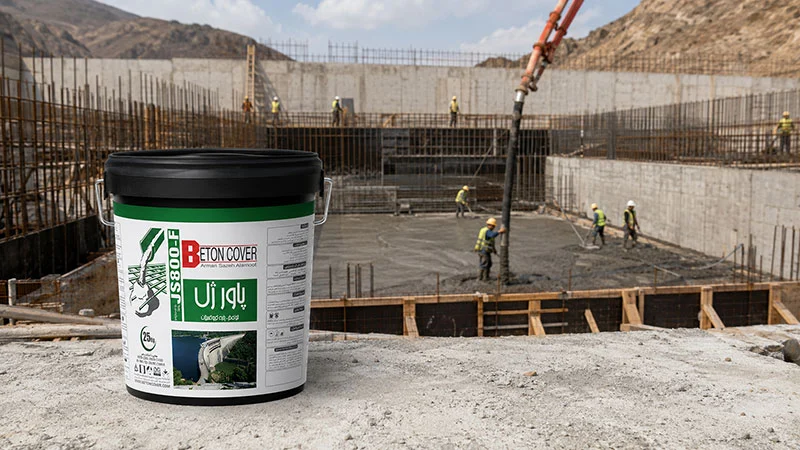 پاور ژل JS800؛ راهکاری مهندسی برای ساخت بتن پرمقاومت و کم‌نفوذ